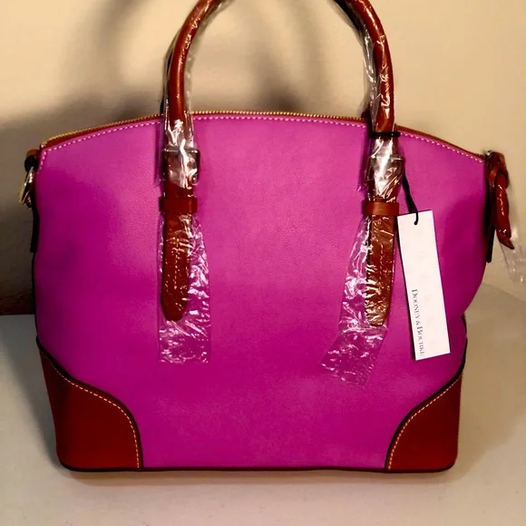 NWT Dooney and Bourke lilac/purple dome Satchel - Picture 4 of 6
